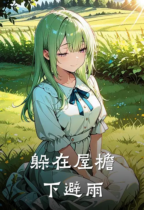 躲在屋檐下避雨