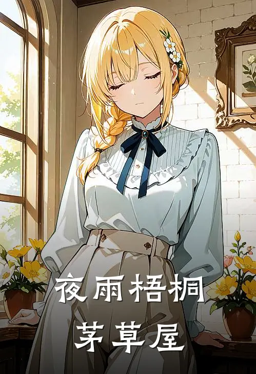 夜雨梧桐茅草屋