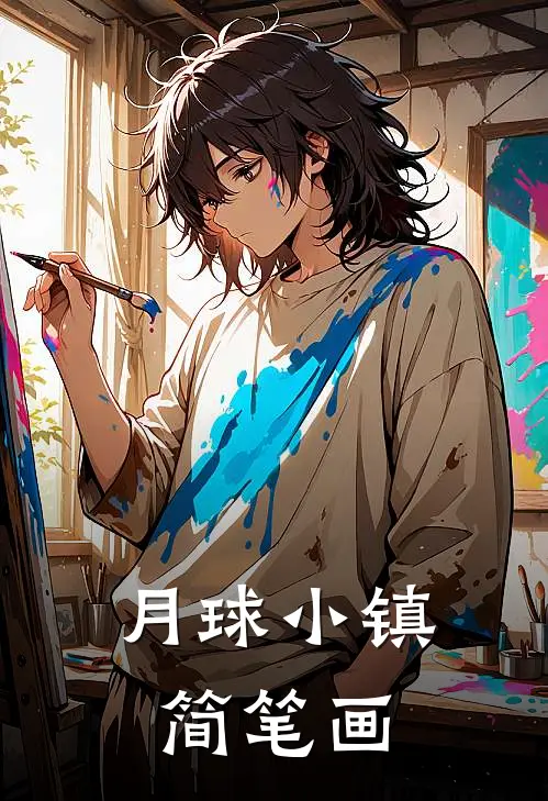 月球小镇简笔画