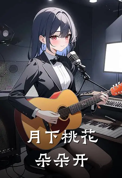 月下桃花朵朵开