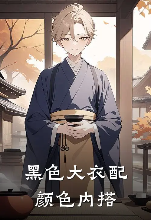黑色大衣配颜色内搭