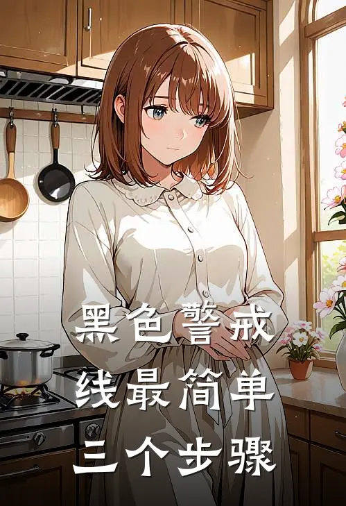 黑色警戒线最简单三个步骤