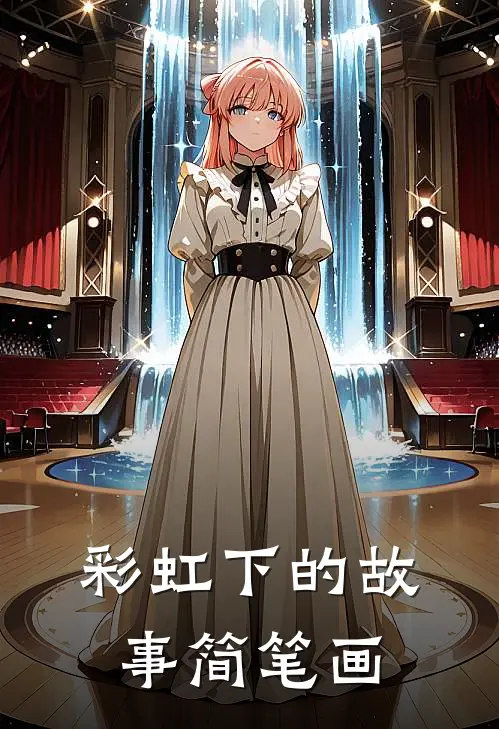 彩虹下的故事简笔画