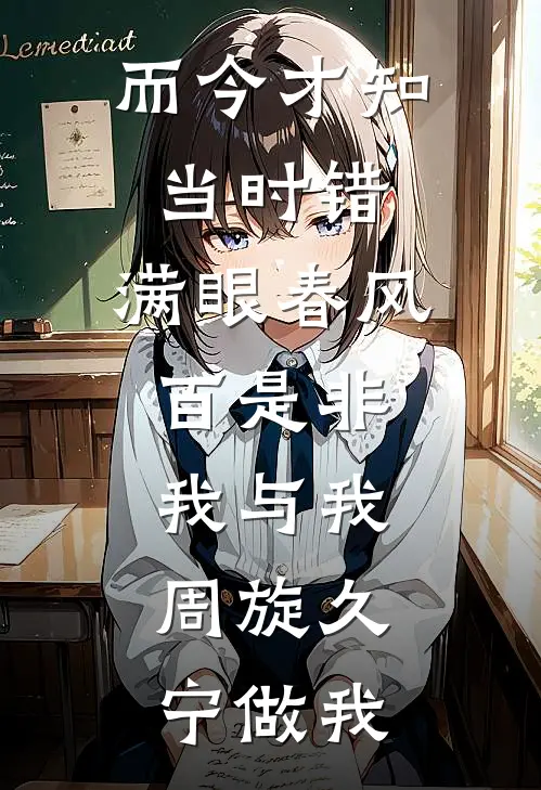 而今才知当时错、满眼春风百是非,我与我周旋久,宁做我